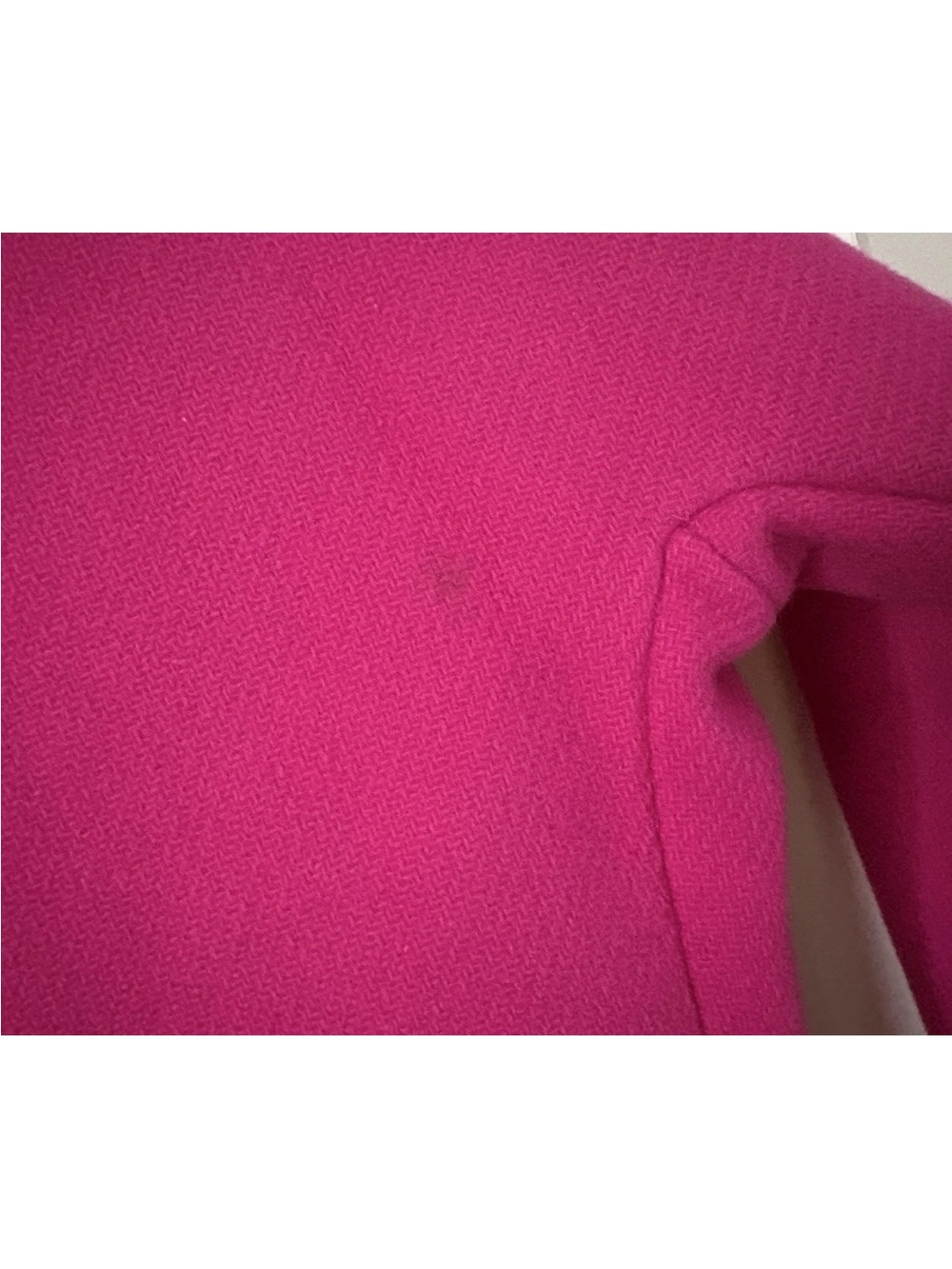 J Crew Cocoon Pink Italian Stadium Cloth Nello Gori Wool Long Coat Jacket Sz 4 - Picture 7 of 16